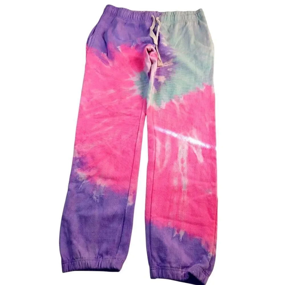Dreamsides Kids Girls Tie Dye Sweatpants - Size Medium Very Cute!